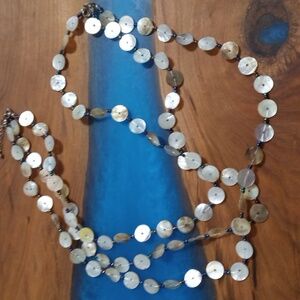 Women's abalone shell necklace